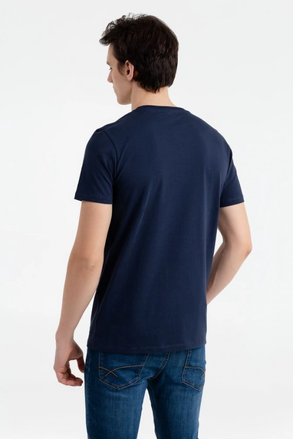 Футболка мужская T-bolka Stretch Light, темно-синяя (navy), размер XXL фото 4