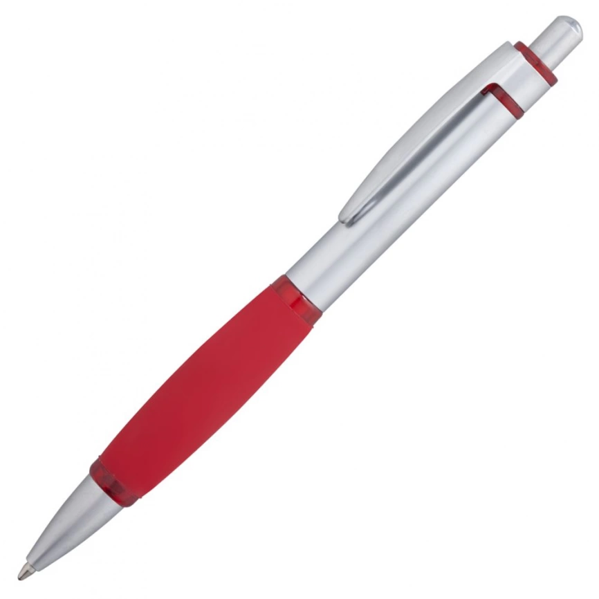 Ручка шариковая Boomer, с красными элементами фото 1