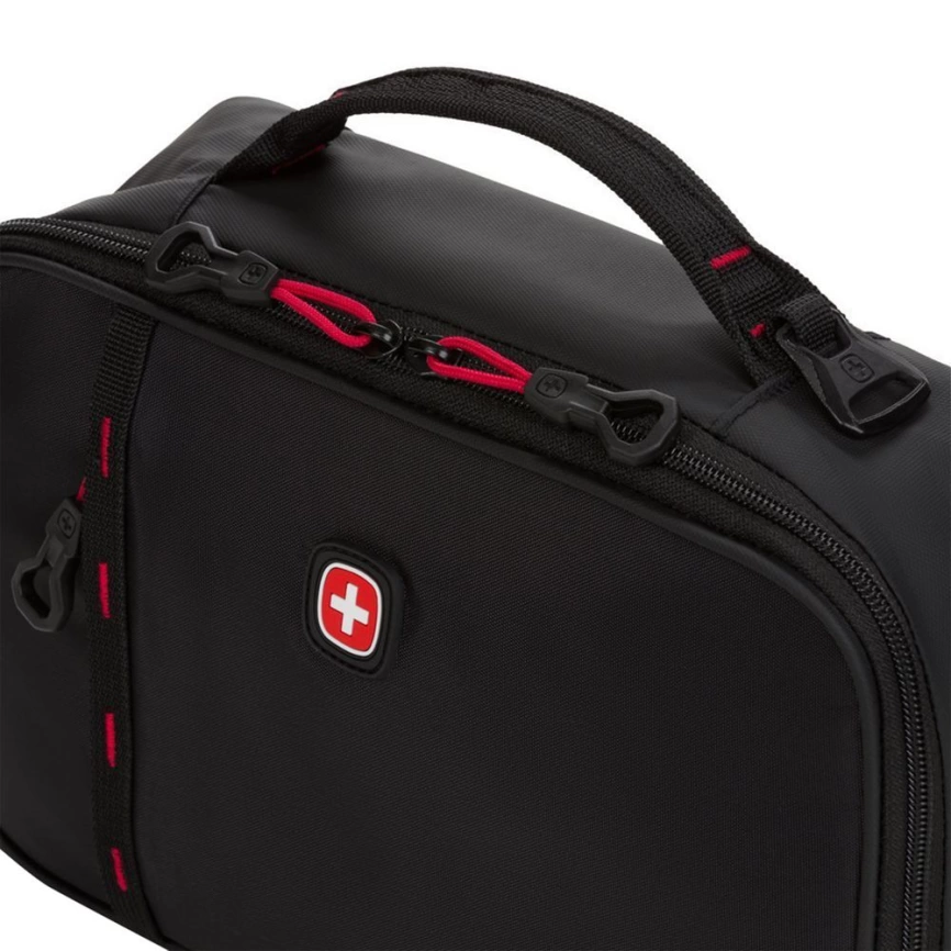 Горизонтальная термосумка для ланча Swissgear, черная фото 4