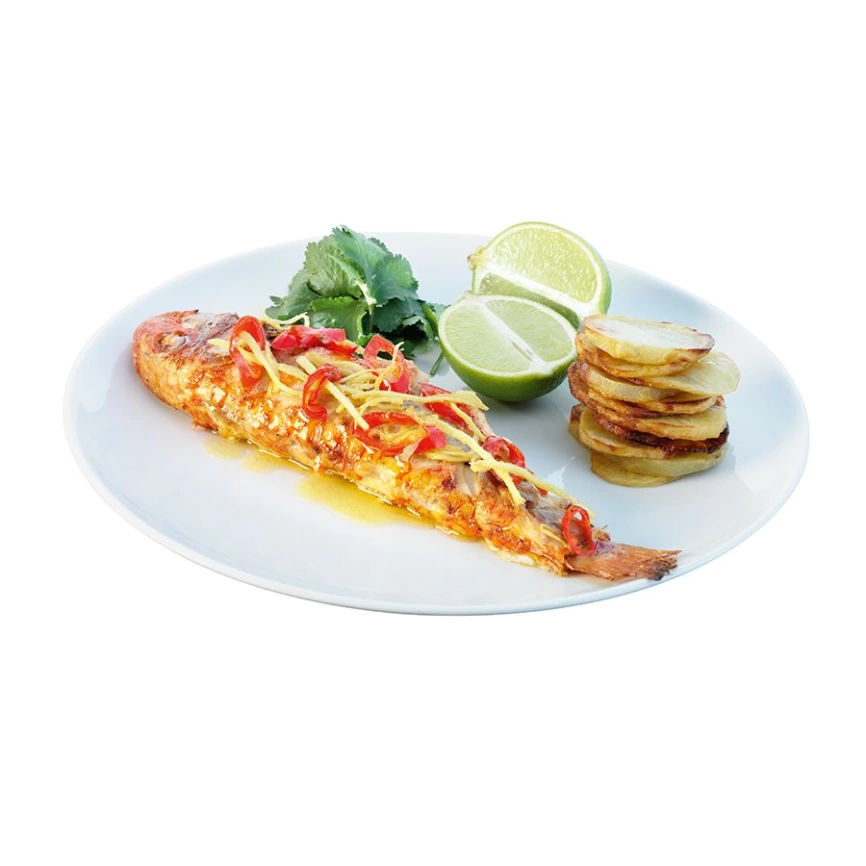 Набор из 4 больших тарелок Dine, белый фото 2
