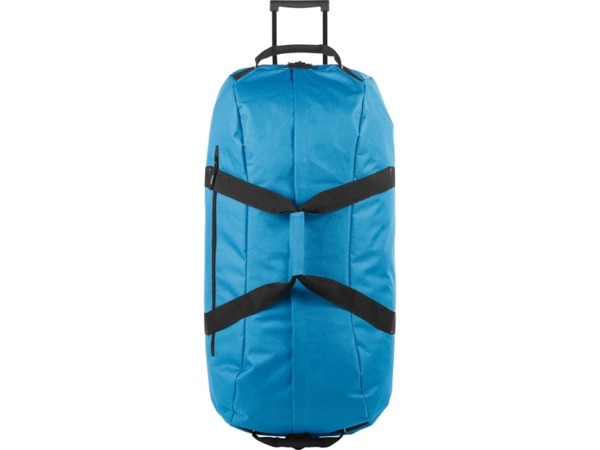 Сумка дорожная на роликах Vancouver, голубой/черный фото 3