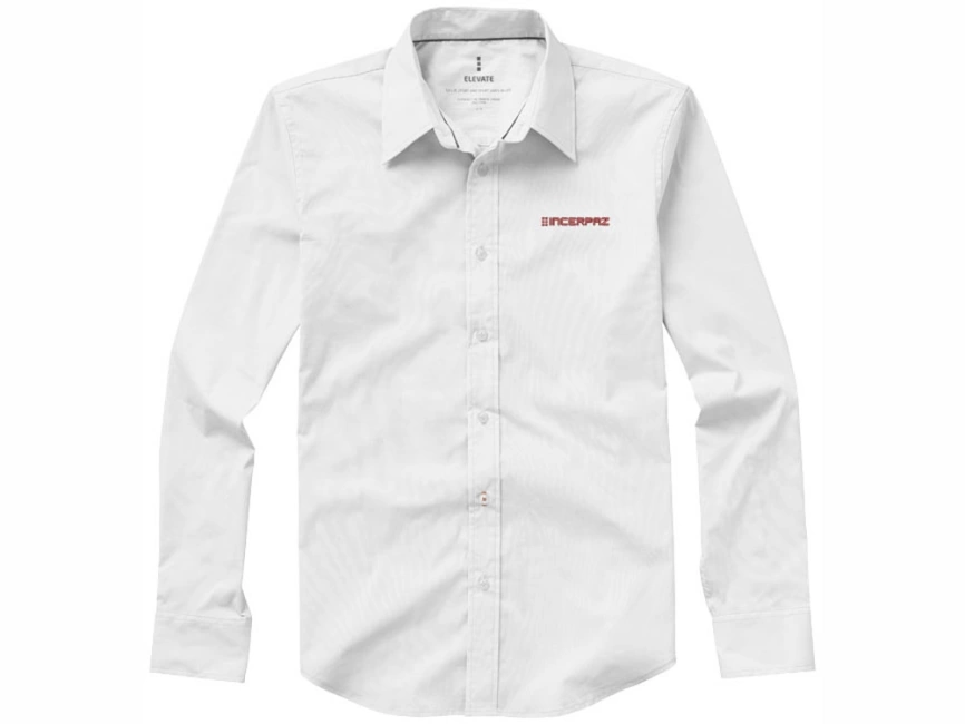 Рубашка Hamilton мужская с длинным рукавом, белый фото 9