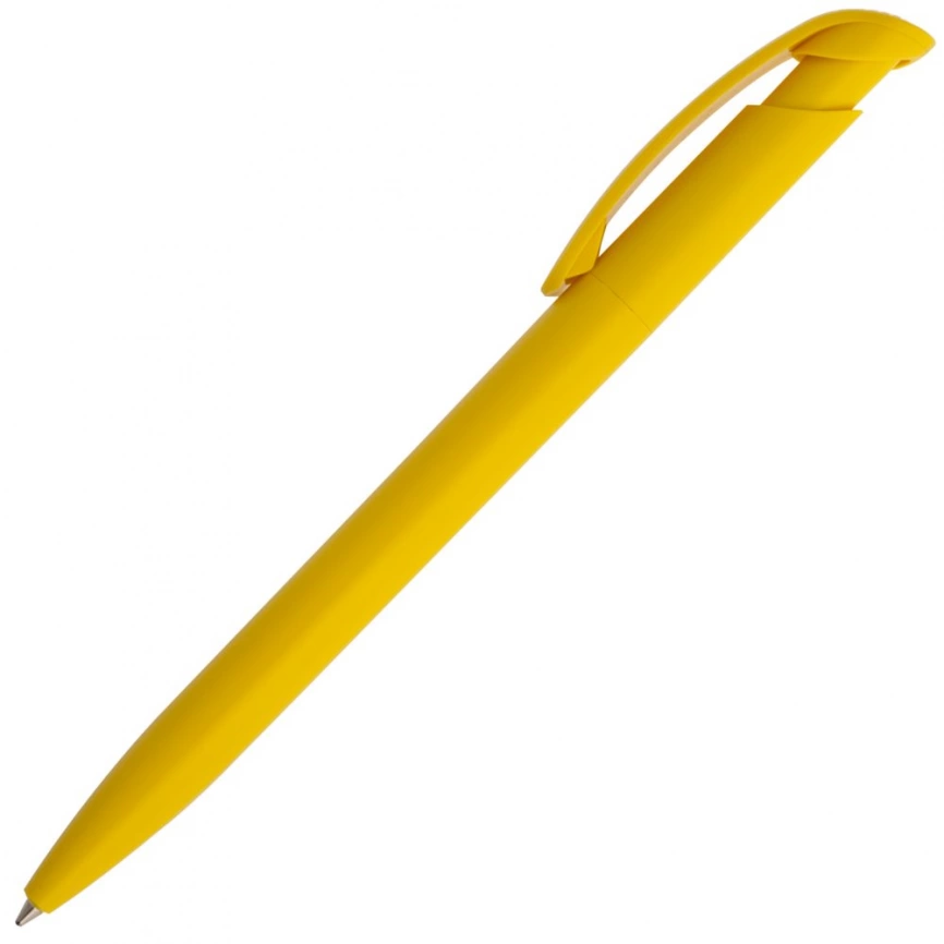 Ручка шариковая Clear Solid, желтая фото 3