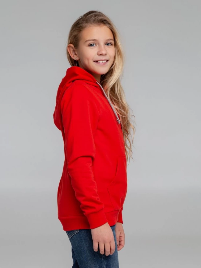 Толстовка с капюшоном детская Kirenga Kids, красная, 12 лет фото 15