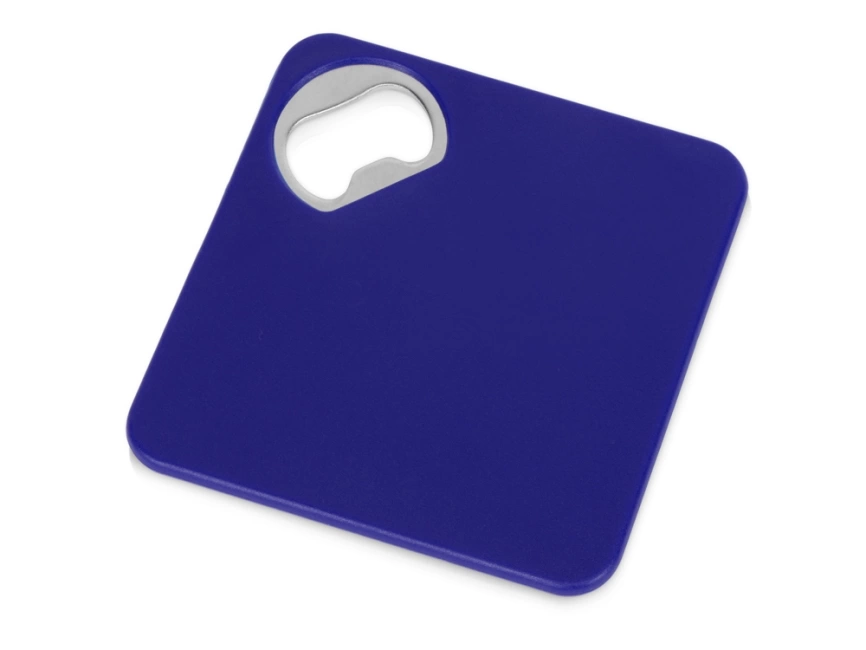 Подставка для кружки с открывалкой Liso, черный/синий фото 1