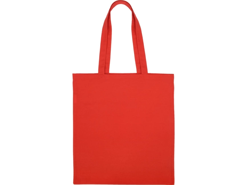 Сумка для шопинга Carryme 140 хлопковая, 140 г/м2, красный фото 4