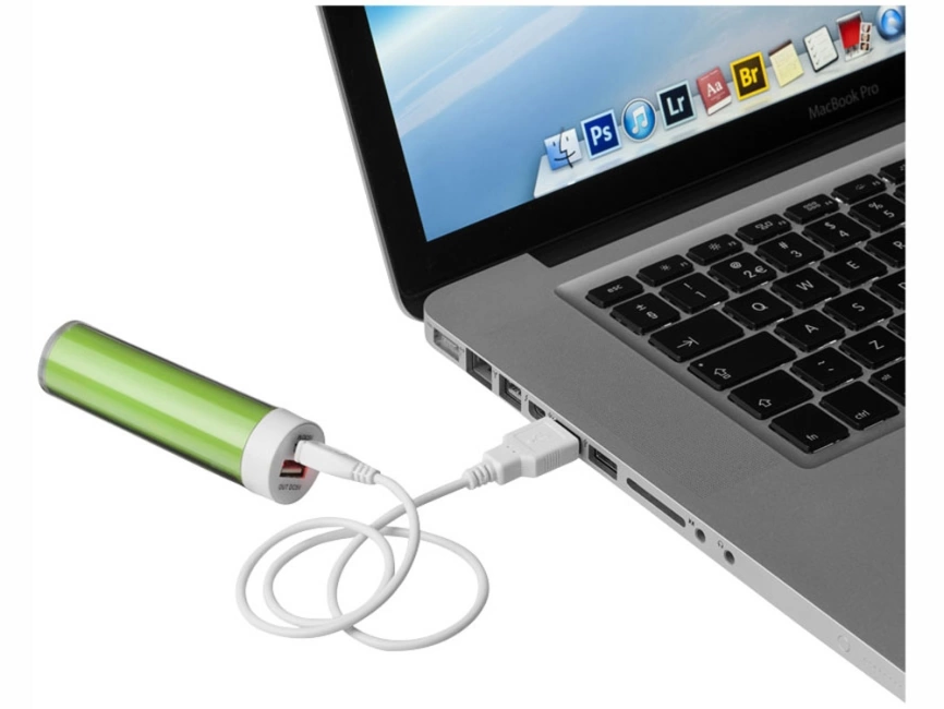 Портативное зарядное устройство Dash, 2200 мА/ч, лайм фото 4