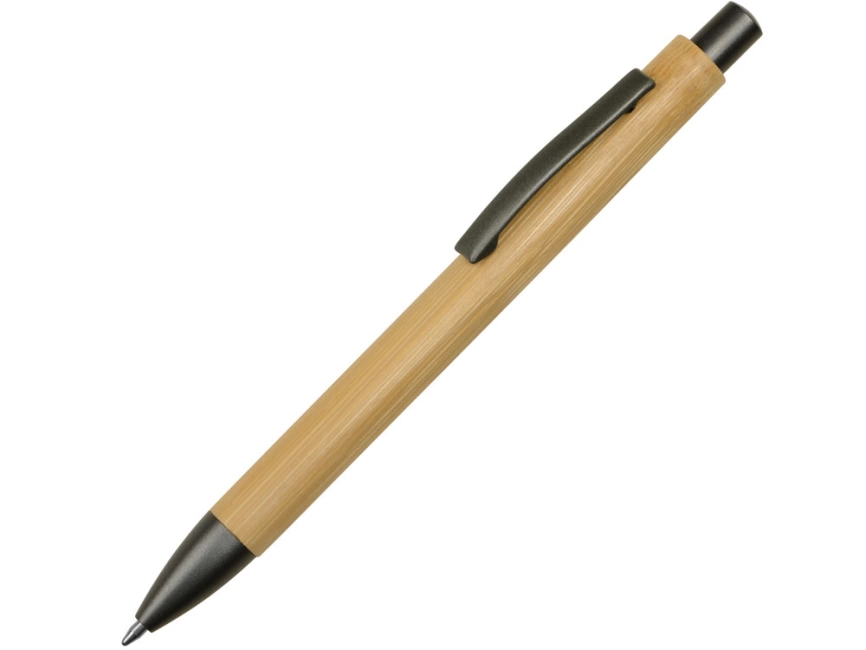 Ручка бамбуковая шариковая Tender Bamboo, темно-серый фото 1