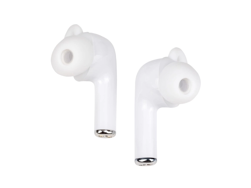 Наушники беспроводные TWS Clarity с шумоподавлением ENC, белый фото 6