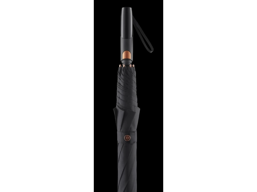 Зонт 7399  AC alu golf umbrella FARE® Precious black/copper фото 11