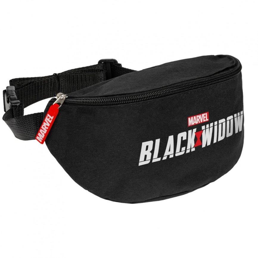 Поясная сумка Black Widow, черная фото 2