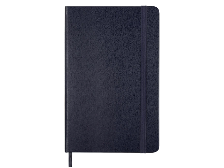 Записная книжка Moleskine Classic (в линейку) в твердой обложке, Medium (11,5x18 см), синий фото 4