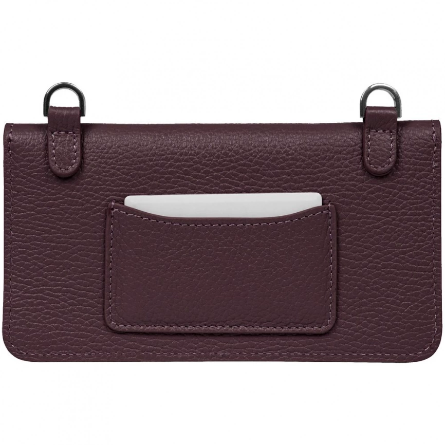 Сумка через плечо Busta, бордовая фото 5