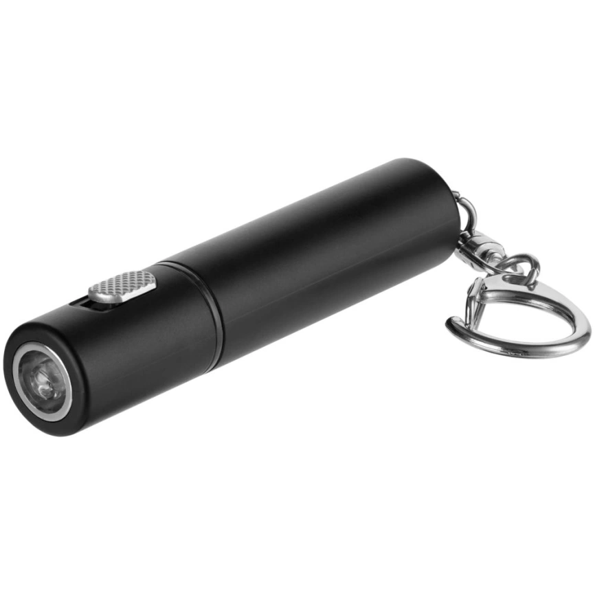 Брелок-фонарик Slide Ray, черный фото 1