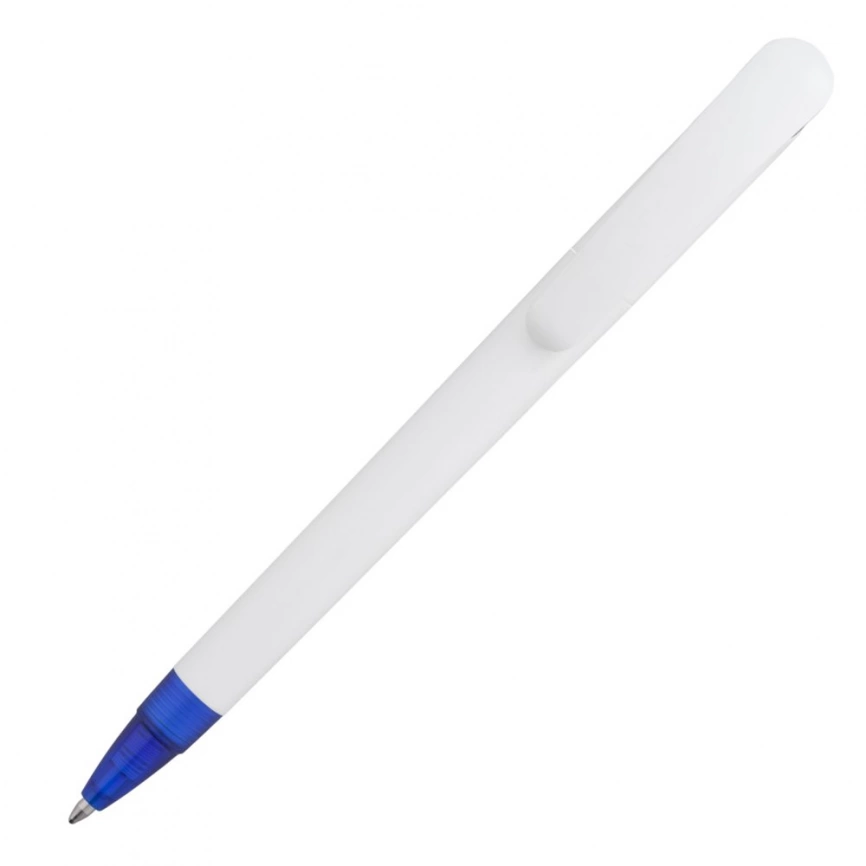 Ручка шариковая Beo Sport, белая с синим фото 2