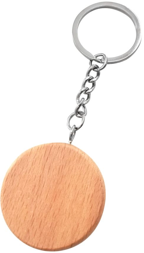 Брелок деревянный Наполи, круглый фото 1