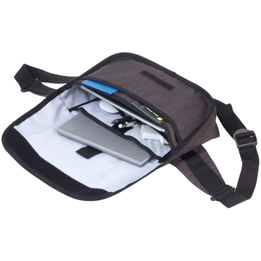 Сумка через плечо Business Crossbody Bag, серая фото 4