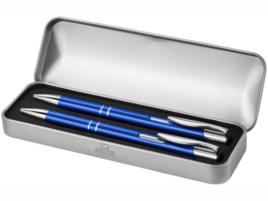 Набор Dublin: ручка шариковая, карандаш механический, ярко-синий фото 3
