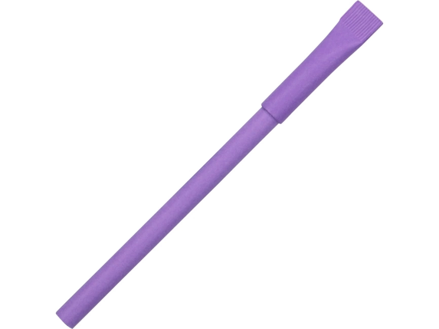 Ручка картонная с колпачком Recycled, фиолетовый фото 1