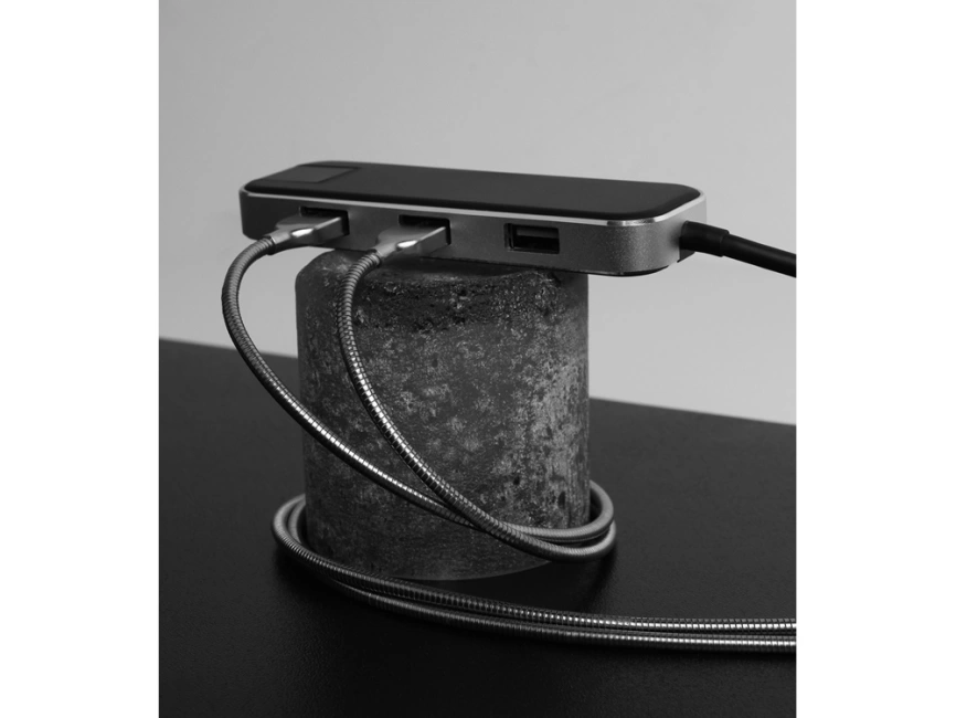 Хаб USB Rombica Type-C Chronos Black фото 13