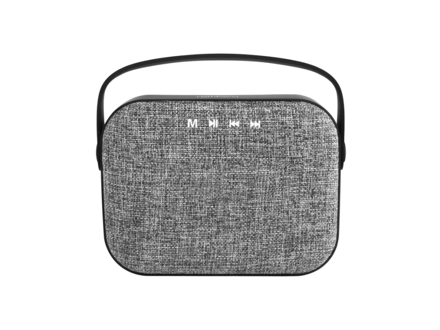 Портативная колонка Rombica Mysound Mia с логотипом, серый фото 3