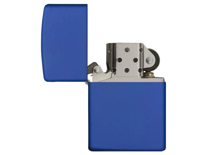 Зажигалка ZIPPO Classic с покрытием Royal Blue Matte, латунь/сталь, синяя, матовая, 38x13x57 мм фото 3
