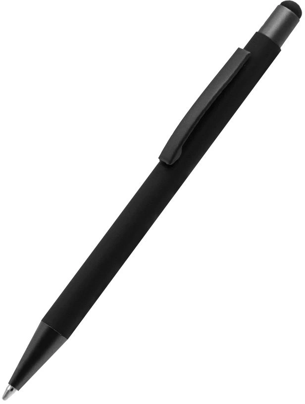 Ручка металлическая Story сотф-тач, чёрная фото 1