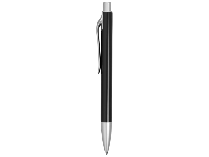 Ручка металлическая шариковая Large, черный/серебристый фото 3