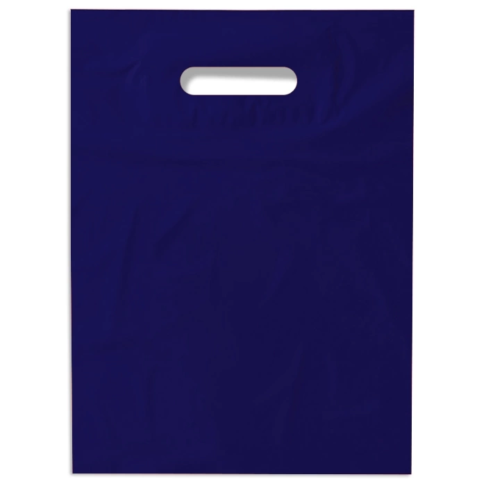 Пакет ПВД 30*40+3 см., 50-55 мкм, тёмно-синий фото 1
