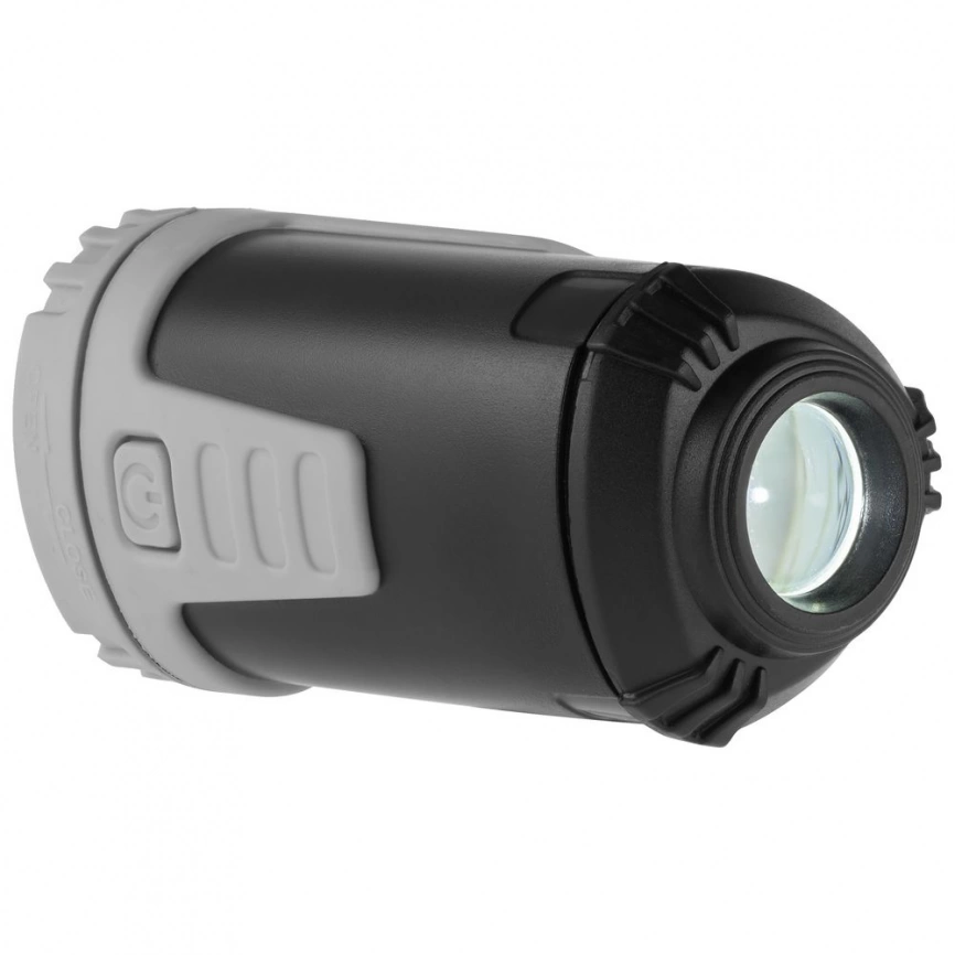 Кемпинговый фонарь Fyrtorn, серый с черным фото 4