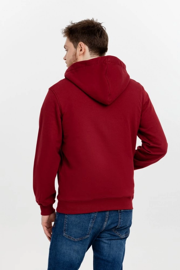 Толстовка на молнии Kulonga Sherpa, бордовая, размер XL фото 8