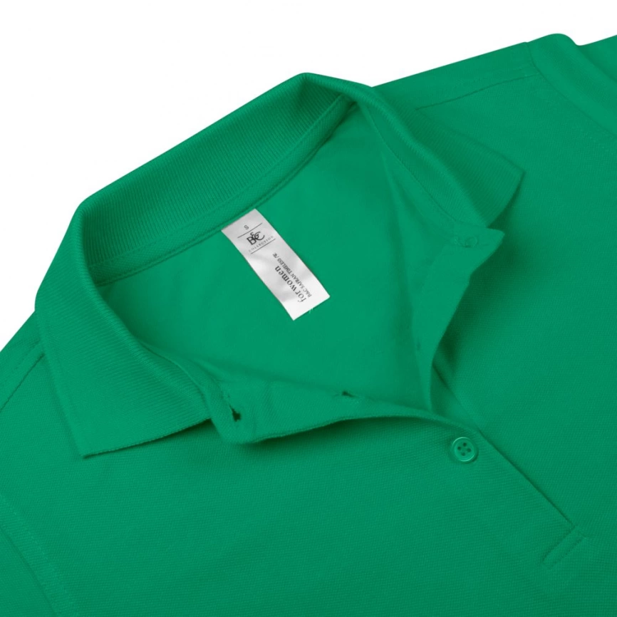 Рубашка поло женская Safran Timeless зеленая, размер M фото 3