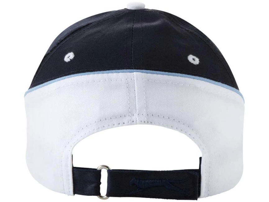 Бейсболка Draw 6-ти панельная, темно-синий/белый фото 3
