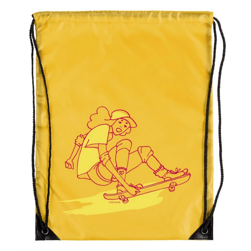 Рюкзак Skateboard, желтый фото 3