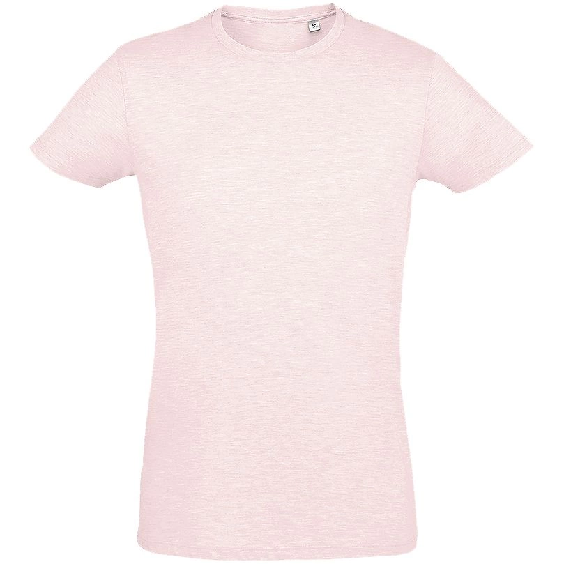 Футболка мужская приталенная Regent Fit розовый меланж, размер M фото 1