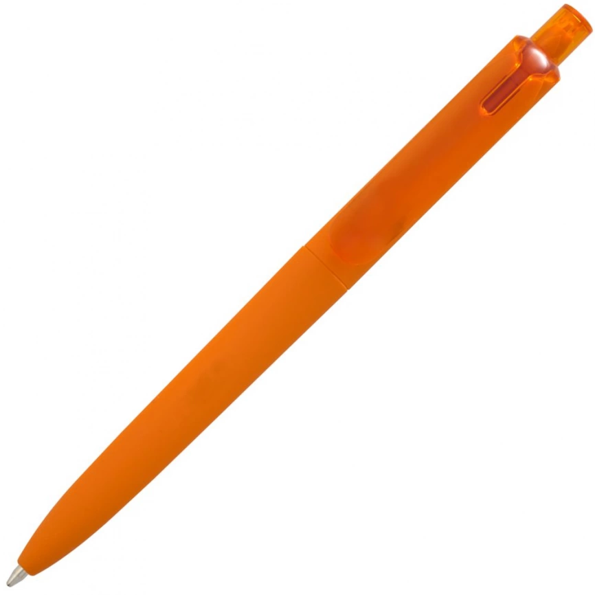Ручка шариковая Prodir DS8 PRR-Т Soft Touch, оранжевая фото 1