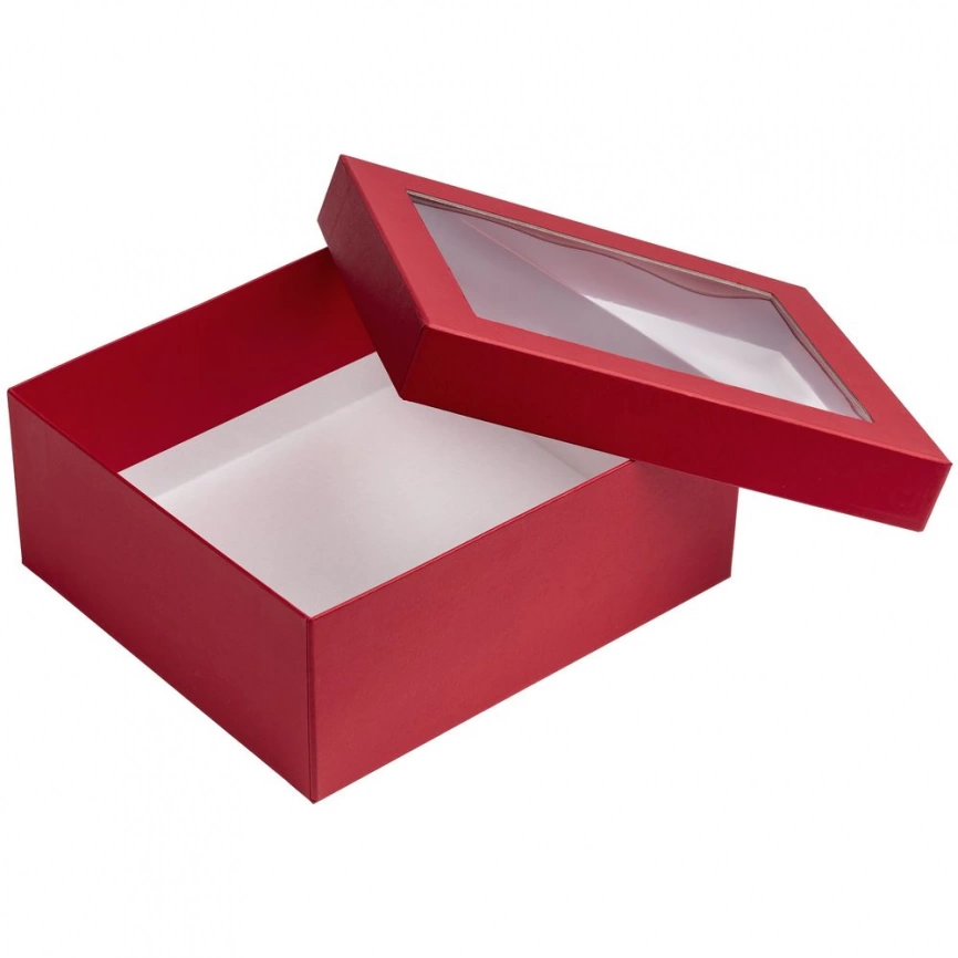 Коробка Teaser с окошком, красная фото 3