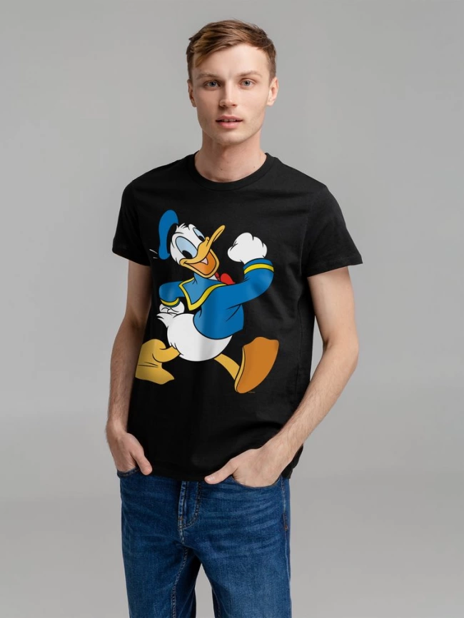 Футболка Donald Easy Going, черная, размер XS фото 1