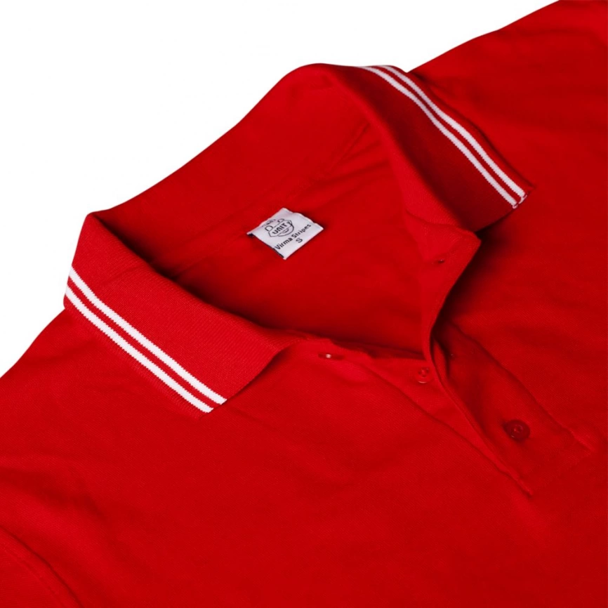 Рубашка поло Virma Stripes, красная, размер XXL фото 3