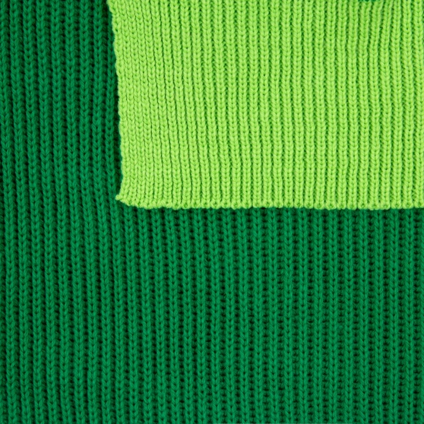 Шарф Snappy, зеленый с салатовым фото 2