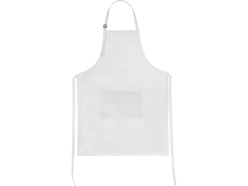 Хлопковый фартук Brand Chef, с карманом, белый фото 1