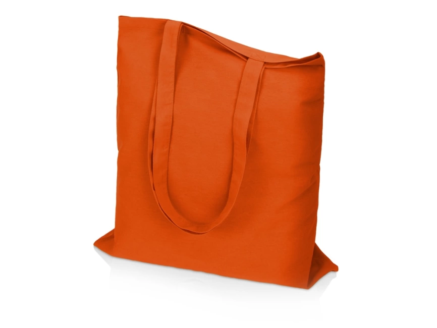 Сумка для шопинга Carryme 140 хлопковая, 140 г/м2, оранжевый фото 1