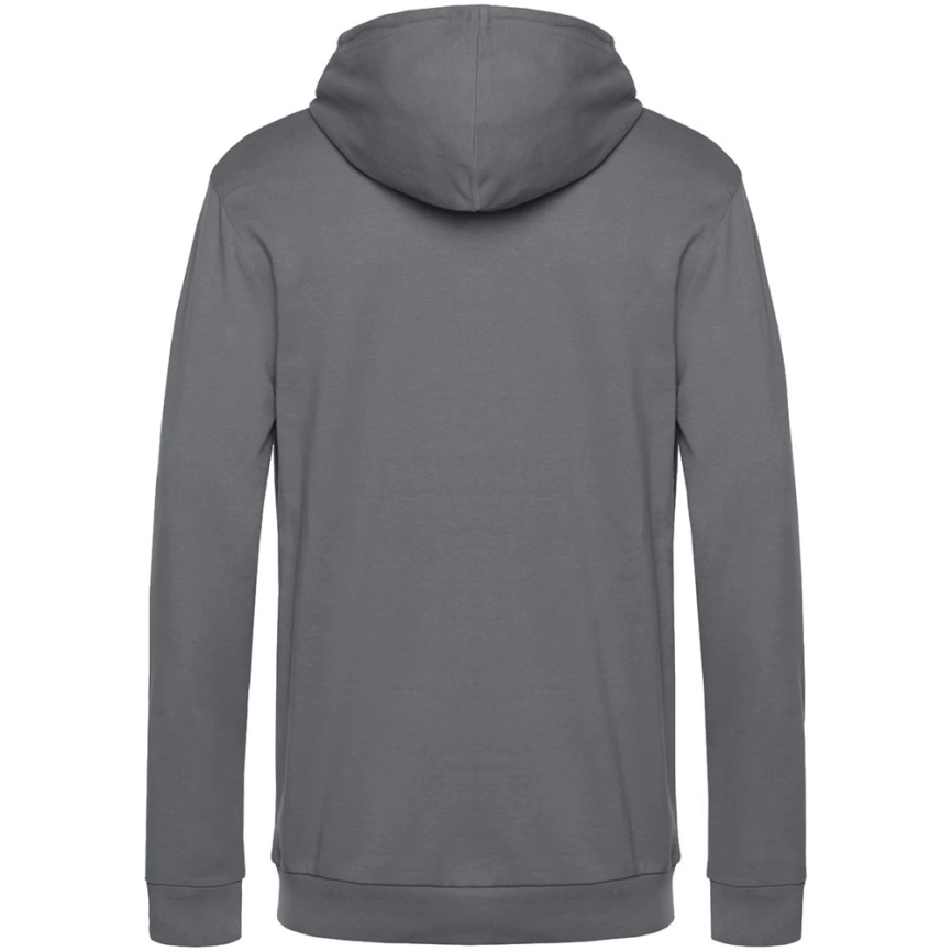 Толстовка с капюшоном унисекс Hoodie, серая (стальная), размер S фото 2