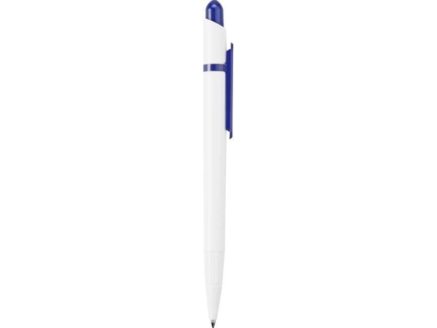 Ручка шариковая Этюд, белая с синим фото 3