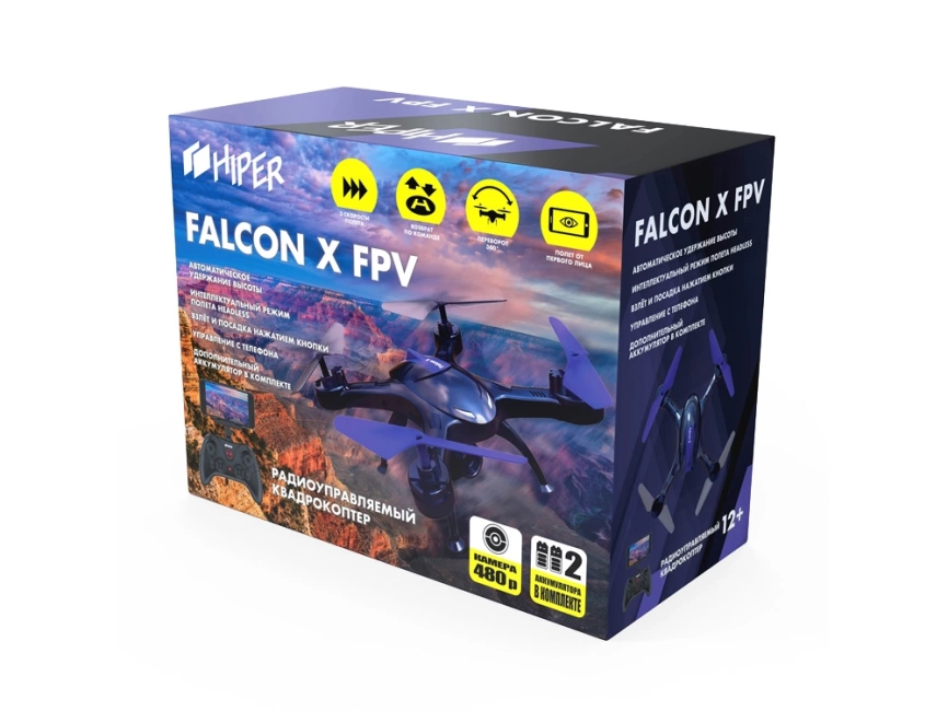 Радиоуправляемый квадрокоптер HIPER FALCON X FPV фото 14