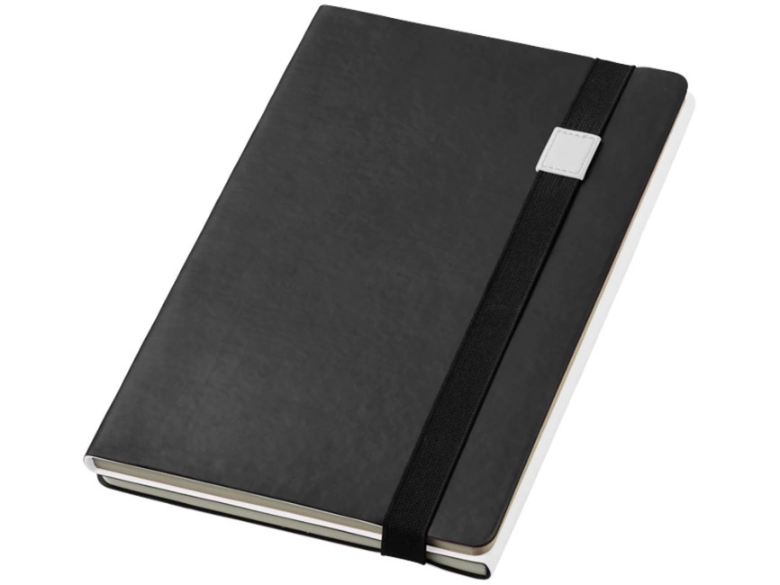 Блокнот А5 Doppio, черный/белый фото 7