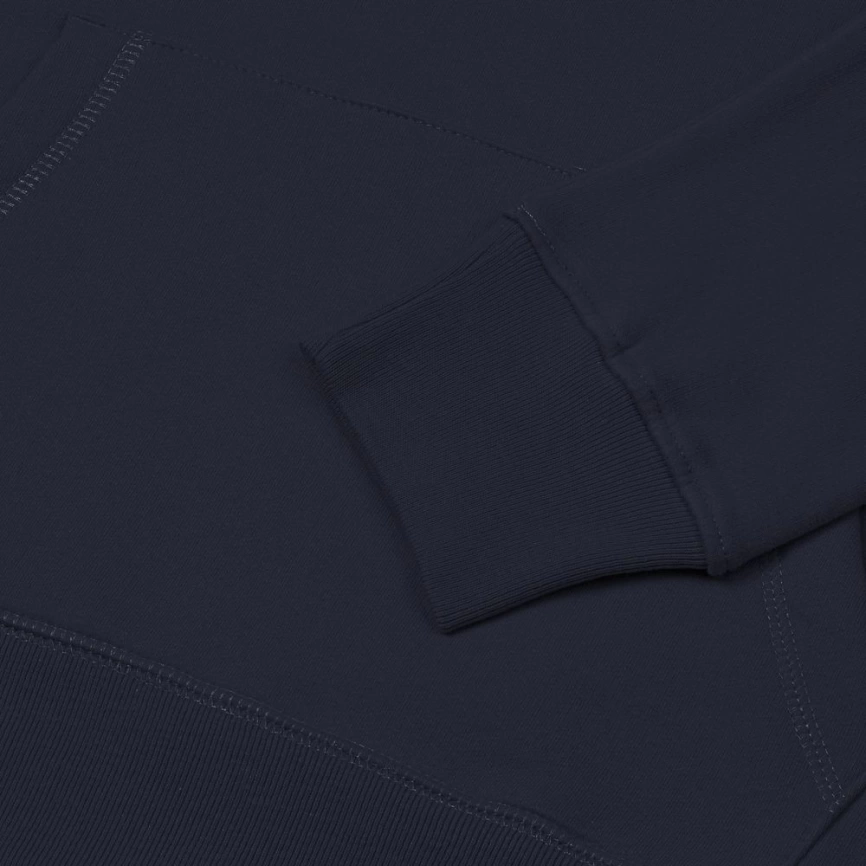 Толстовка с капюшоном унисекс Hoodie, темно-синяя, размер M фото 9