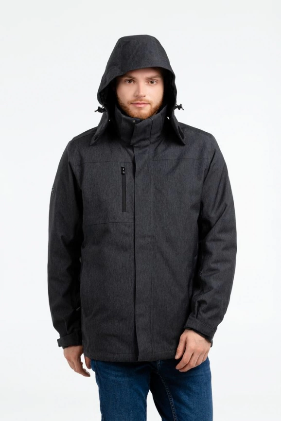 Куртка-трансформер мужская Avalanche темно-серая, размер L фото 15