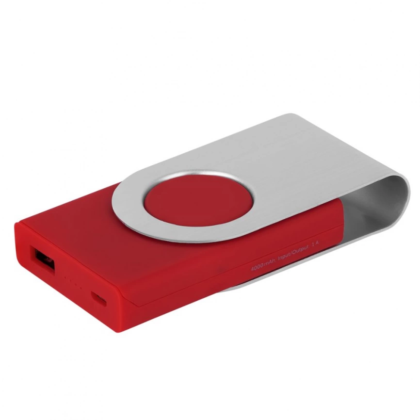 Внешний аккумулятор Twist 4000 mAh, красный фото 2