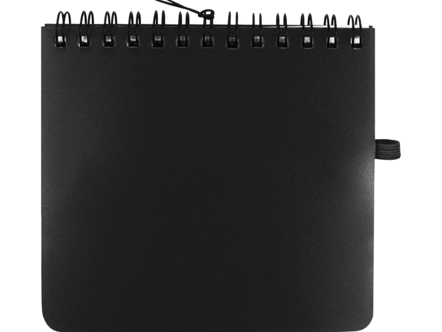 Блокнот А6 Журналист с ручкой, черный фото 3
